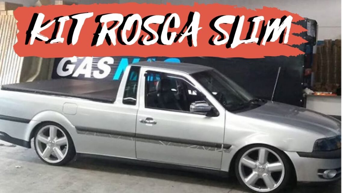 Saveiro G3 Rebaixada Kit Rosca Slim Gasnag Suspensões